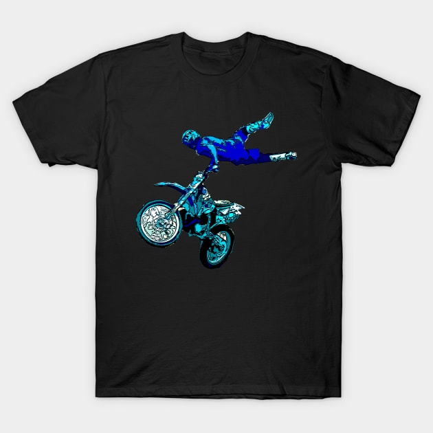 motocross T-Shirt by rickylabellevie